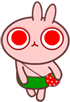 rabbit walking Slack emoji