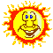 sun face Slack emoji