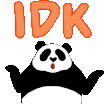 idk panda Slack emoji
