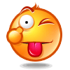 goofy orange Slack emoji