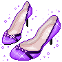 purple shoes Slack emoji