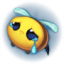 bee sad Slack emoji
