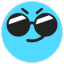 cool blue Slack emoji