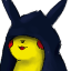 pika dark Slack emoji