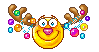 holiday antlers Slack emoji