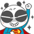 super panda Slack emoji