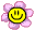 smiley flower pink Slack emoji