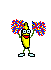 banana cheer Slack emoji