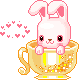 bunny teacup Slack emoji