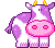 purple cow Slack emoji