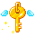 flying key Slack emoji