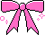 pink bow Slack emoji