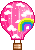 hot air balloon Slack emoji