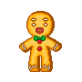 gingerbread man Slack emoji