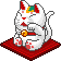 goodluck cat Slack emoji