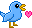 blue bird Slack emoji