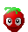 strawberry face Slack emoji