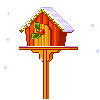 xmas birdhouse Slack emoji