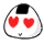 onigiri love Slack emoji