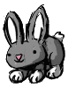 gray bunny Slack emoji