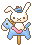 bunny carousel Slack emoji