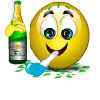 celebrate champagne Slack emoji