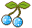 blue cherries Slack emoji