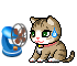 kitty fan Slack emoji