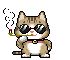 kitty smoke Slack emoji