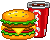 burger coke Slack emoji