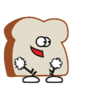 dancing bread Slack emoji