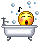 bathtub singing Slack emoji