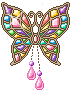 jeweled butterfly Slack emoji