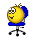 spinning chair boy Slack emoji
