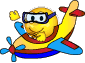 airplane fly Slack emoji