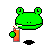 frog drink Slack emoji