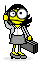 business woman Slack emoji