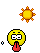 hot sun Slack emoji