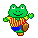 frog clothed Slack emoji