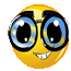 nerd glasses Slack emoji