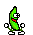 bananadance green Slack emoji