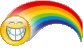 happy rainbow Slack emoji