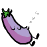 eggplant sleeping Slack emoji
