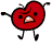 apple jumping Slack emoji