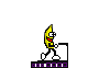 banana treadmill Slack emoji