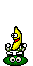 banana bounce Slack emoji