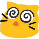 meow dizzy puffy2 Slack emoji