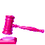 gavel pink Slack emoji