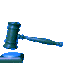 gavel blue Slack emoji