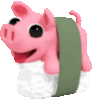 pig sushi Slack emoji